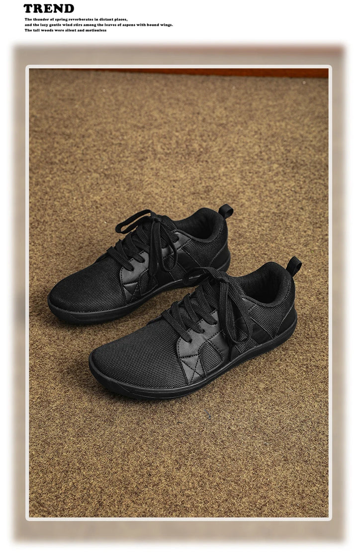 New Minimalist Shoes for Men Wide Toe Barefoot Zero Drop Shoes Casual Breathable Mesh Lightweight Walking Sneakers Man