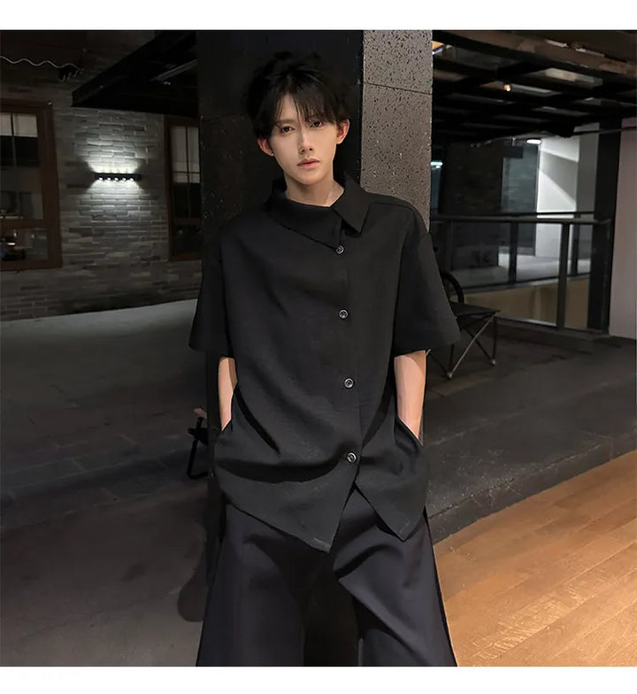 New short sleeve Shirts Men fashion Casual Shirts Personalized Design Lightweight Henley Beach Shirts Hawaiian Shirts Men
