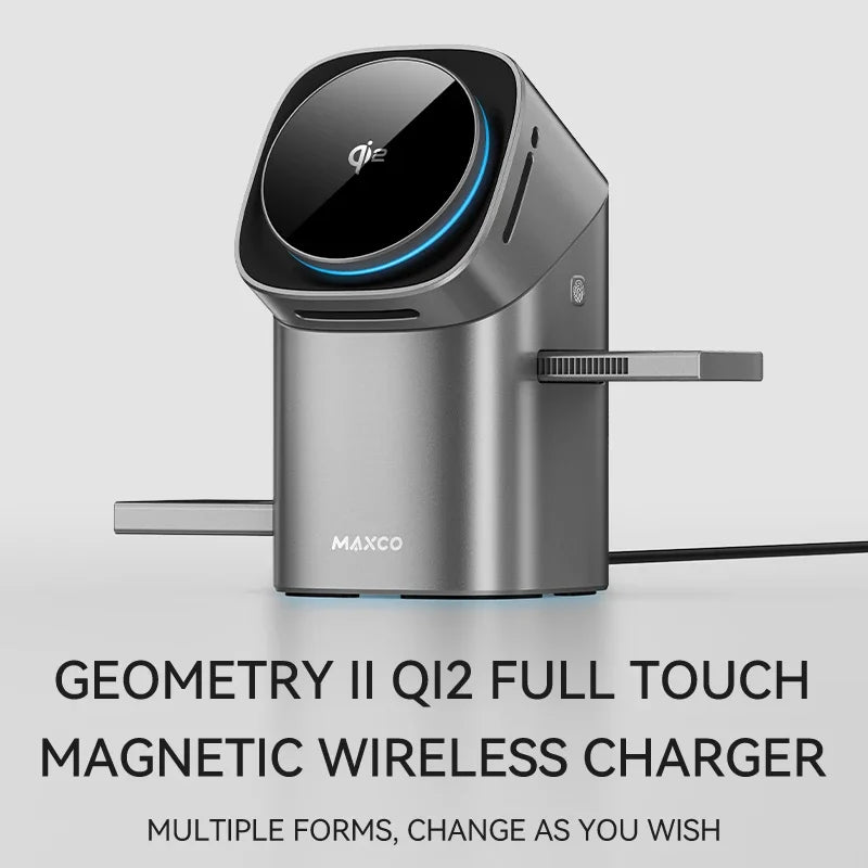 Qi2™ 3-in-1-Wireless-Ladegerät mit automatischer Drehung