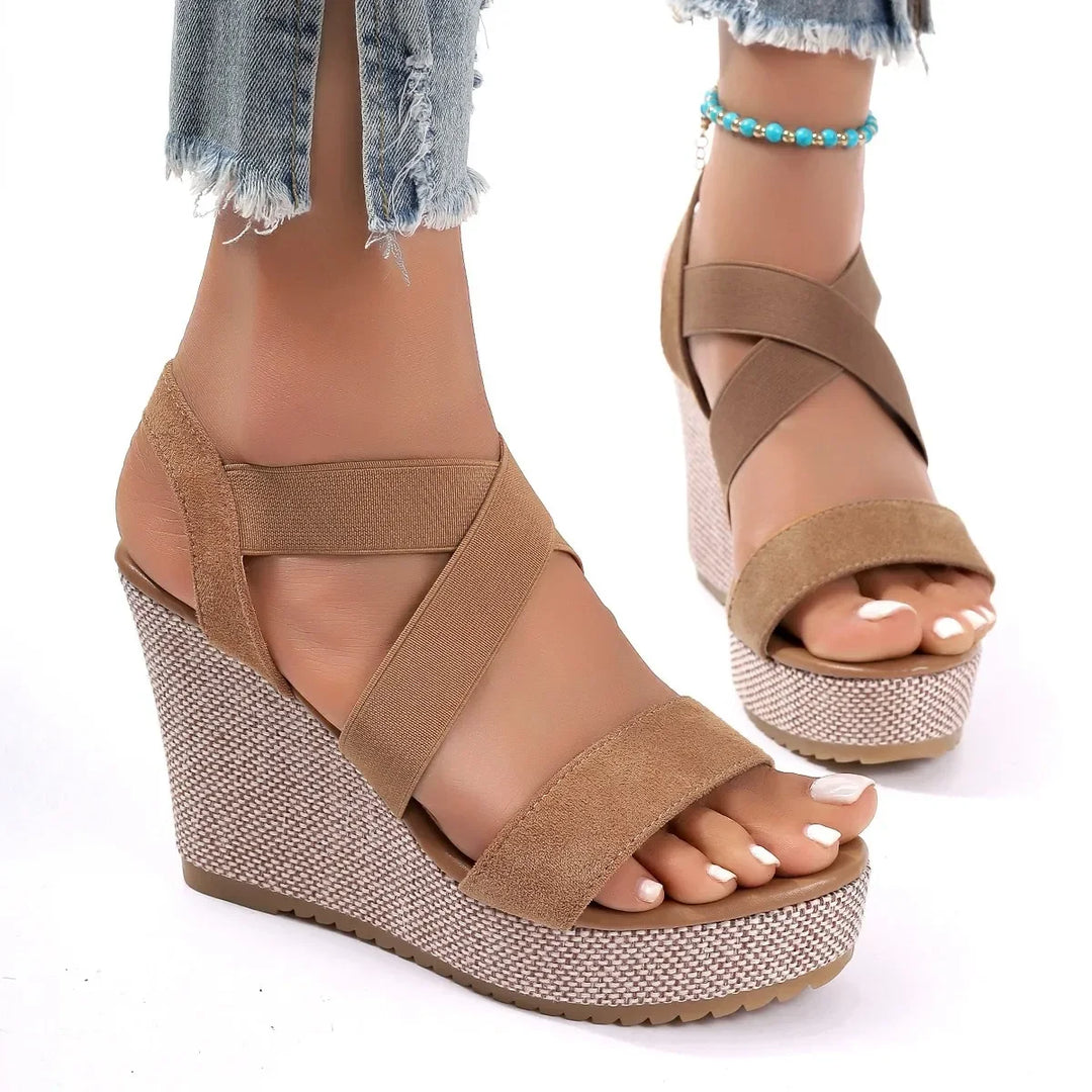 Women’s Wedge Sandals – Waterproof Thick-Soled Summer Shoes