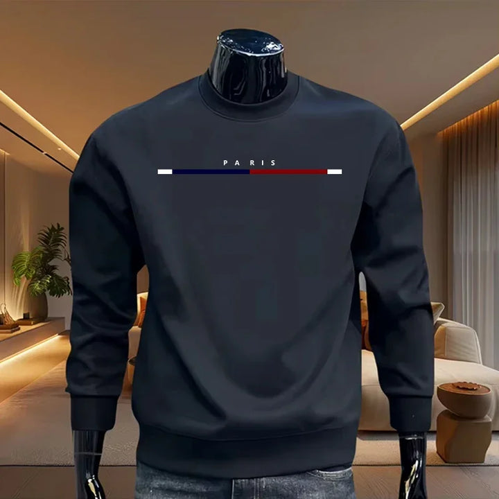Mens Sweatshirts Paris Printed Tops Sports Jogging Man Clothing Casual Office Home Pullover High Quality Long Sleeves Sportswear