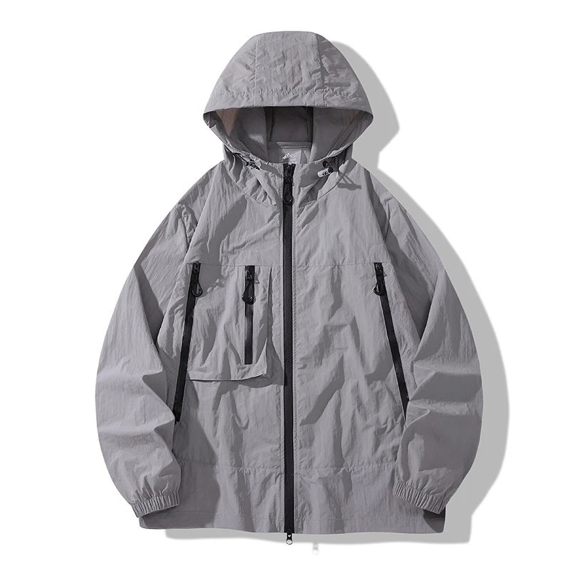 Unisex Waterproof & Windproof Outdoor Jacket – Breathable Coat for Fishing, Camping & Autumn Activities