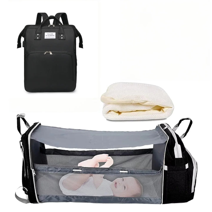 BabyFlex™ Foldable Diaper Bag & Changing Backpack