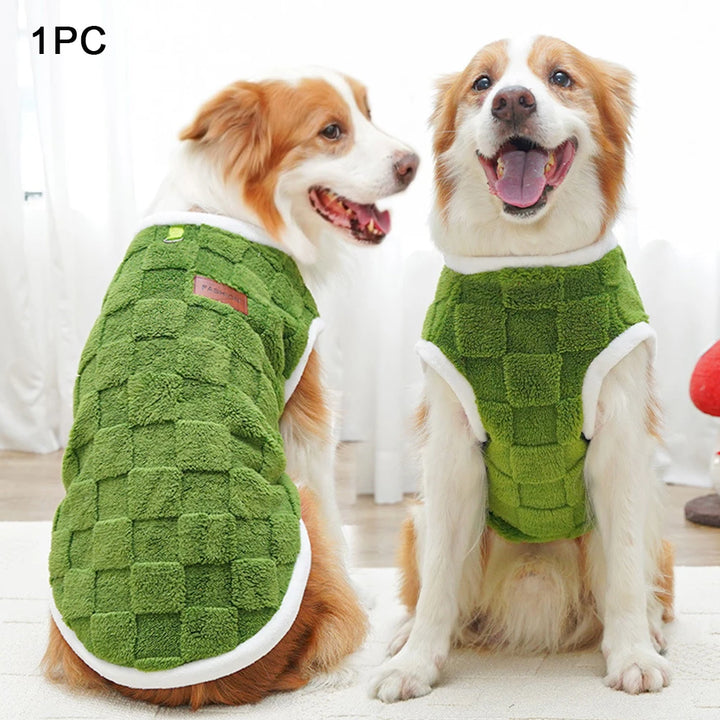 CanineComfort™ Flannel Dog Coat