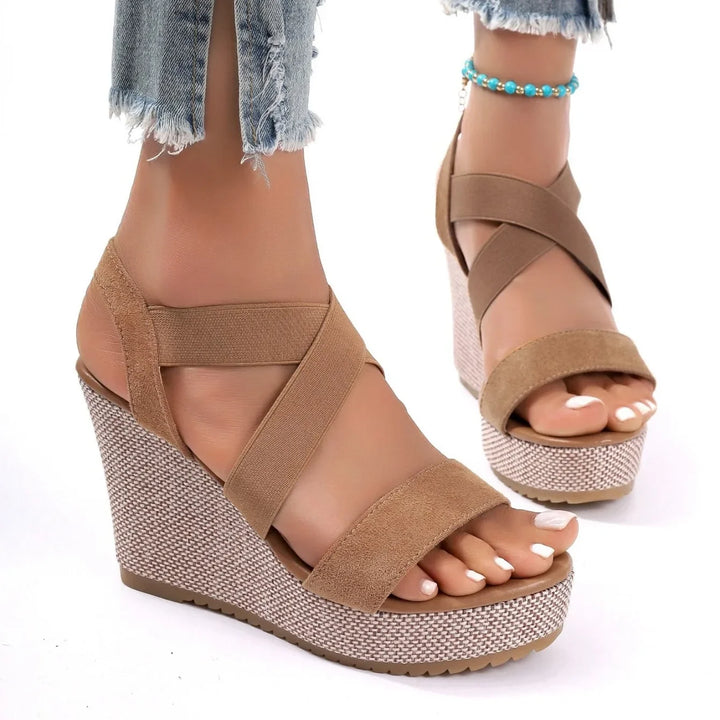 Women’s Wedge Sandals – Waterproof Thick-Soled Summer Shoes