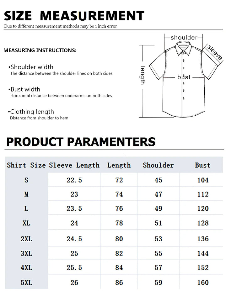 Hawaiian Shirts For Male Flower Pattern Men's Casual Short Sleeved Top Summer Oversized Streetwear Original Men Clothing