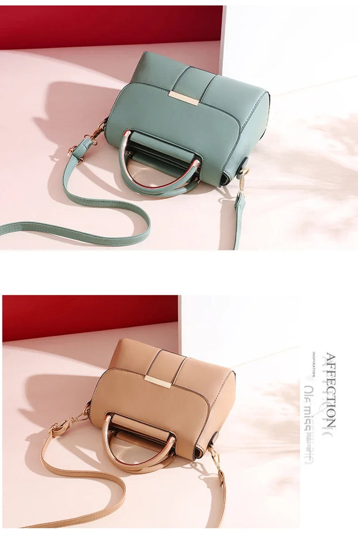 Women’s PU Leather Handbag – Small Designer Shoulder & Crossbody Tote