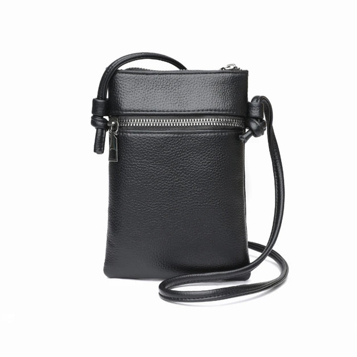 حقيبة كتف وحقيبة كروس نسائية من الجلد الصناعي - سعة كبيرة