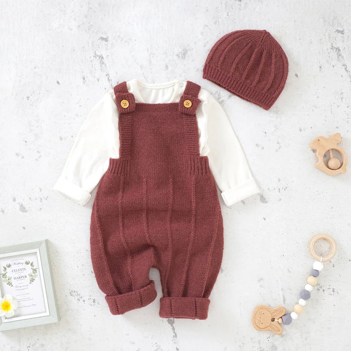 „SnugBabe™ Strampler-Set mit neutralen Trägern – Baby- und Kleinkind-Outfits“