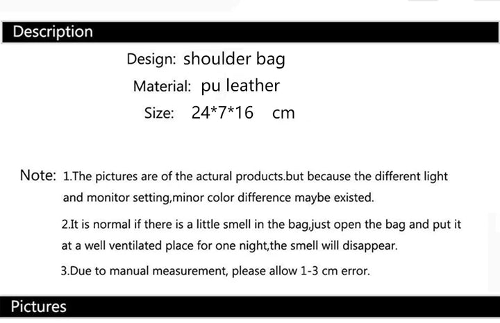 Vintage Women’s PU Leather Shoulder Bag – Crossbody Handbag with Cherry Pendant